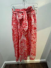Load image into Gallery viewer, Mara Hoffman Red and white Organic Cotton Abstract Print wrap NWT Skirt, Size S
