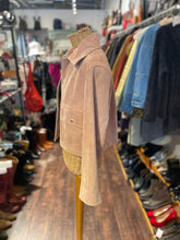 Load image into Gallery viewer, madewell Blush Pink calf suede Button Up Cropped Jacket, Size S
