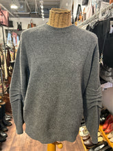 Load image into Gallery viewer, Prada Gray Cashmere Blend scalloped Snap Buttons back detail Sweater
