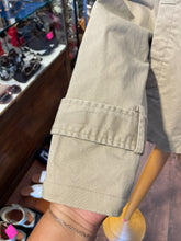 Load image into Gallery viewer, Avec Les Filles Tan Cotton &quot;trench look&quot; Cropped Jacket, Size M
