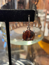 Load image into Gallery viewer, Bottega Veneta Brown Sterling Silver Earrings, Designer Stamp, Gently Worn
