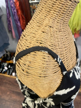 Load image into Gallery viewer, Krista Larson Grey &amp; White threaded detail waist tie detailed trim Top, Size One Size
