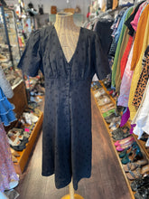 Load image into Gallery viewer, amour vert Black Cotton eyelet NWT! Dress
