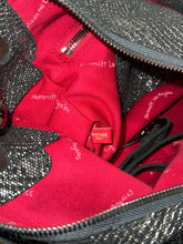 Load image into Gallery viewer, Hammitt Charcoal Leather python print Size Medium multi strap option Purse
