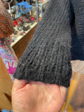 Load image into Gallery viewer, Raquel Allegra Black alpaca blend Woven Gently worn Sweater, Size 0=XS

