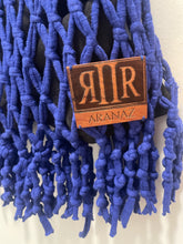 Load image into Gallery viewer, ARANAZ Indigo Crochet fringe &quot;Beachy chic&quot; Handbag
