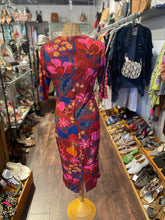 Load image into Gallery viewer, FARM Rio red &amp; multi Blend Floral NWT! Dress, Size S
