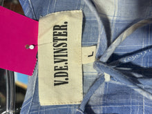Load image into Gallery viewer, V.DE. Vinster. blue, white, purple Cotton Tie Dye tassel longsleeve Top
