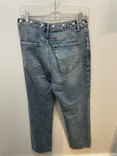 Load image into Gallery viewer, Rails medium wash Cotton Blend studded wasitline Jeans, Size 29
