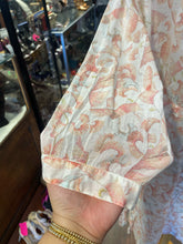 Load image into Gallery viewer, dosa red, white &amp; multi Cotton Abstract Long sleeve Button Up Dress, Size 4=XL
