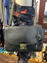 Load image into Gallery viewer, Marc Jacobs Black &amp; Gold Leather Chain Purse, Gently Worn
