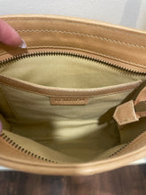 Load image into Gallery viewer, Bembien Tan Leather Woven crossbody Purse
