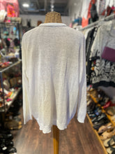 Load image into Gallery viewer, Brunello Cuccinelli White Linen Blend Embroidered Lining cardigan, Size M
