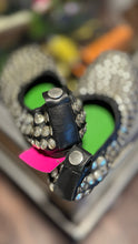 Load image into Gallery viewer, Tory Burch Black and silver Leather Studded Ballet Flats, Size 8
