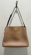 Load image into Gallery viewer, Coach Tan &amp; Grey pebbled leather hand &amp; crossbody bag Purse
