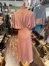 Load image into Gallery viewer, BHLDN Peach Polyester deep v Dress, Size 6
