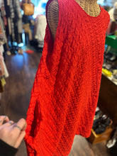 Load image into Gallery viewer, Heydari Red bubble Sleeveless Dress
