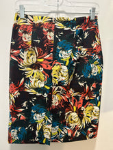Load image into Gallery viewer, erdem multi color Cotton Blend Floral pencil skirt pocket Skirt
