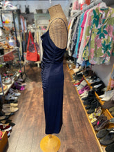 Load image into Gallery viewer, Alice &amp; Olivia Navy Blend side slit Dress, Size 2
