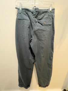 CLOSED Deep Teal Cotton Wide Leg Pant, Size 27