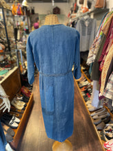 Load image into Gallery viewer, Mara Hoffman Blue Denim zip up Dress
