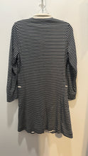Load image into Gallery viewer, Yoshi Kondo Black &amp; White Cotton stripes button down Layering Top, Size S
