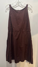 Load image into Gallery viewer, Sofie D'Hoore Brown Cotton Sleeveless pockets Dress, Size 36
