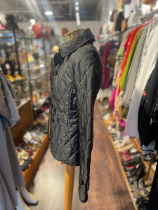 Burberry Black quilted Classic Jacket, Size XXS