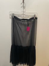 Load image into Gallery viewer, Peter O. Mahler Black Tulle Sheer Maxi Skirt, Size One Size
