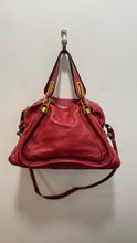 Load image into Gallery viewer, CHLOE Red Leather multi strap option Purse, Gently Worn
