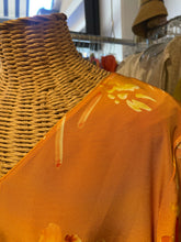 Load image into Gallery viewer, Lafayette 148 Orange Silk Floral Longsleeve NWT Top, Size L
