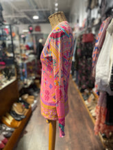 Load image into Gallery viewer, ETRO Pink Silk Blend Printed Longsleeve lightweight Sweater, Size 42

