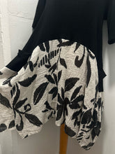 Load image into Gallery viewer, LUUKAA Black &amp; White Blend Parachute NWT Dress

