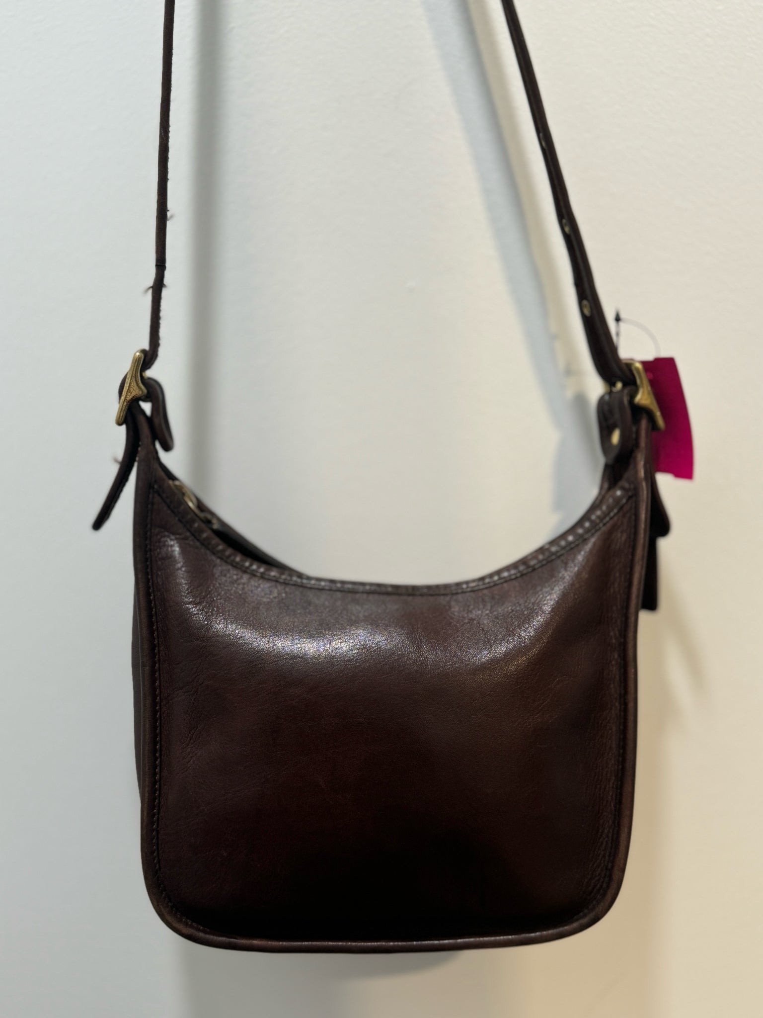 Coach Brown Leather Crossbody Small Purse