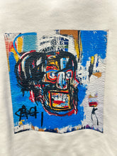 Load image into Gallery viewer, jean-michel basquiat White Art Deco Sweater, Size M

