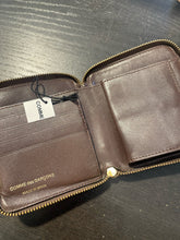 Load image into Gallery viewer, Comme des Garcons Brown Leather star embossed Wallet, Box Included

