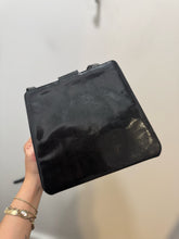 Load image into Gallery viewer, Salvatore Ferragamo Black Leather shiny shoulder bag Vintage Purse
