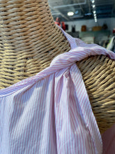 Load image into Gallery viewer, Gallego Desportes Pink &amp; White Cotton striped Sleeveless Top, Size S
