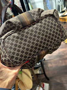 Celine Brown Monogram shoulder bag Purse
