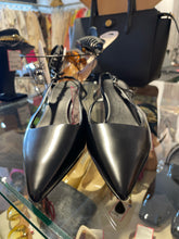 Load image into Gallery viewer, VINCE Black Leather Kitten heel, Gently Worn Size 9
