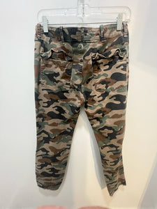 Nili Lotan army Cotton Camo Pant, Size 6