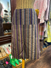 Load image into Gallery viewer, DRIES VAN NOTEN multi colored Cotton Blend striped Pencil Skirt
