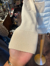 Load image into Gallery viewer, MONCLER Off white Polyamide blend knit Longsleeve W/pockets Sweater, Size S/M
