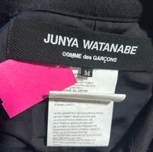 Load image into Gallery viewer, Junya Watanabe X Comme Des Garcons Black wool &amp; cupra back bustle Blazer
