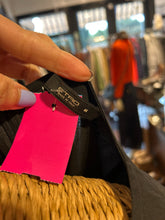 Load image into Gallery viewer, ETRO Black Silk tie waist Top, Size 44
