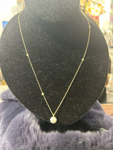 Load image into Gallery viewer, Zoe Chicco DESIGNER 14K gold pearl &amp; diamonds Necklace
