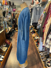 Load image into Gallery viewer, Mara Hoffman Blue Denim zip up Dress
