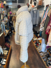 Load image into Gallery viewer, Avec Les Filles Beige Poly Cable Knit Puffer Jacket, Size M
