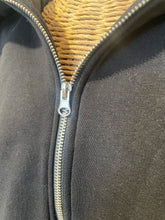 Load image into Gallery viewer, adeptt Black Cotton Hooded Zipper Avant Garde Jacket, Size M
