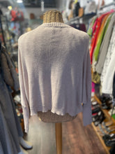 Load image into Gallery viewer, Erica Tanov Tan 100% cotton knit cardigan, Size 2=Medium
